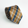 gravata xadrez marrom e azul marinho gv9r2m 5